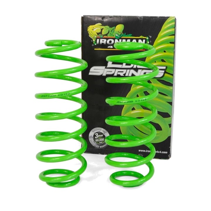 Sprężyny tylne Ironman 4x4 wzmocnione lift 4" JEEP036B