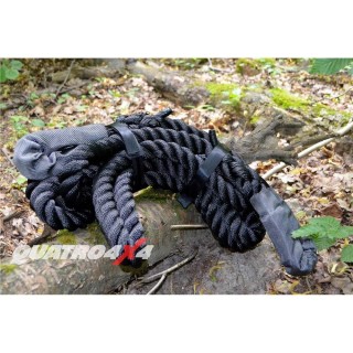 Kinetic rope black 25 t | 8m x 36mm Snakeman 4WD SNL036