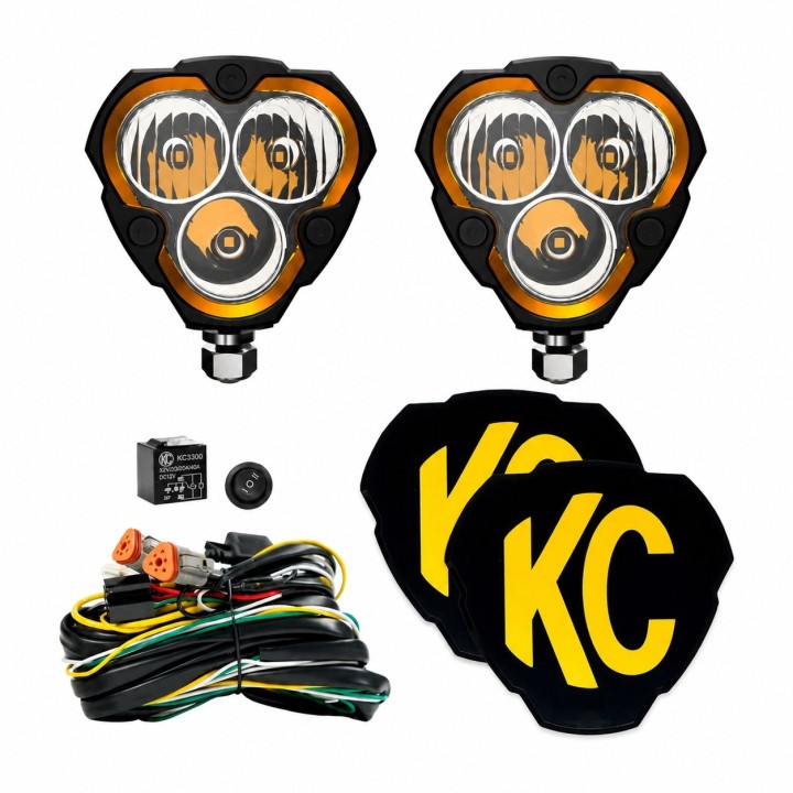 KC HiLiTES FLEX ERA 3 Spot - zestaw 2 lamp LED 40 W