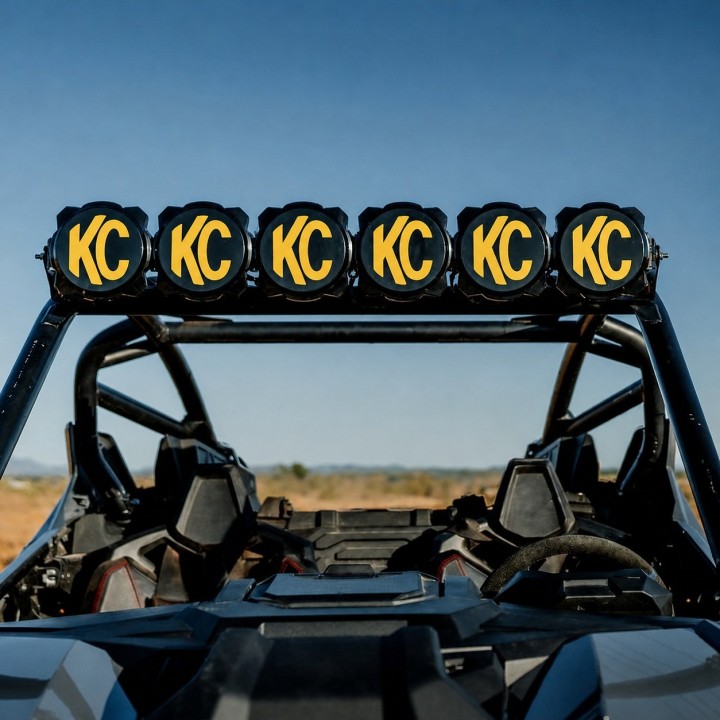 KC HiLiTES Gravity Titan 39" belka LED 6-lamp - Polaris RZR Pro R - ujęcie 2