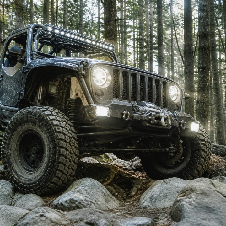 KC FLEX ERA 3 Dual Mode SAE - Jeep zderzak stalowy