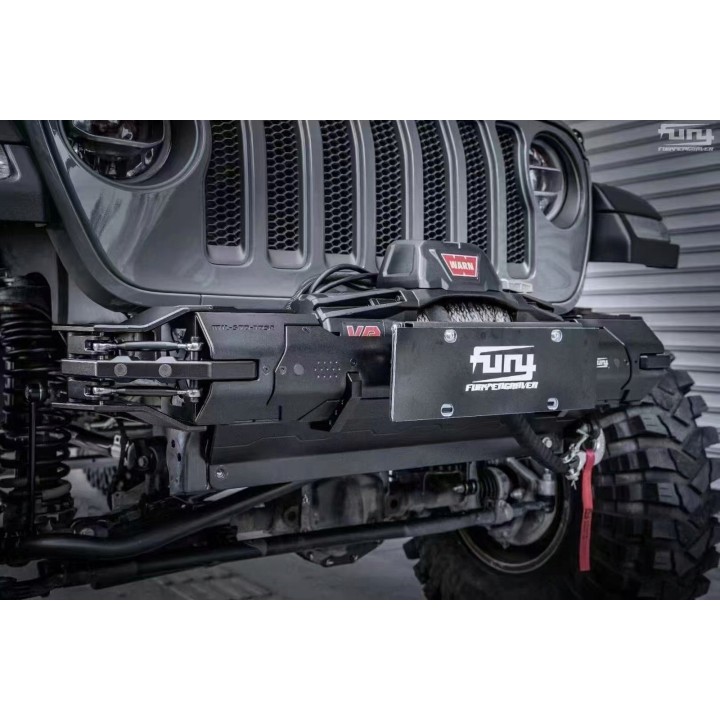Zderzak przedni FURY Jeep Wrangler JL/JLU - aluminium
