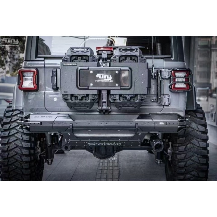 Zderzak tylny FURY Jeep Wrangler JL/JLU - aluminium