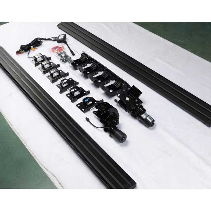 Progi elektryczne Jeep Wrangler JLU 4 drzwi - aluminium