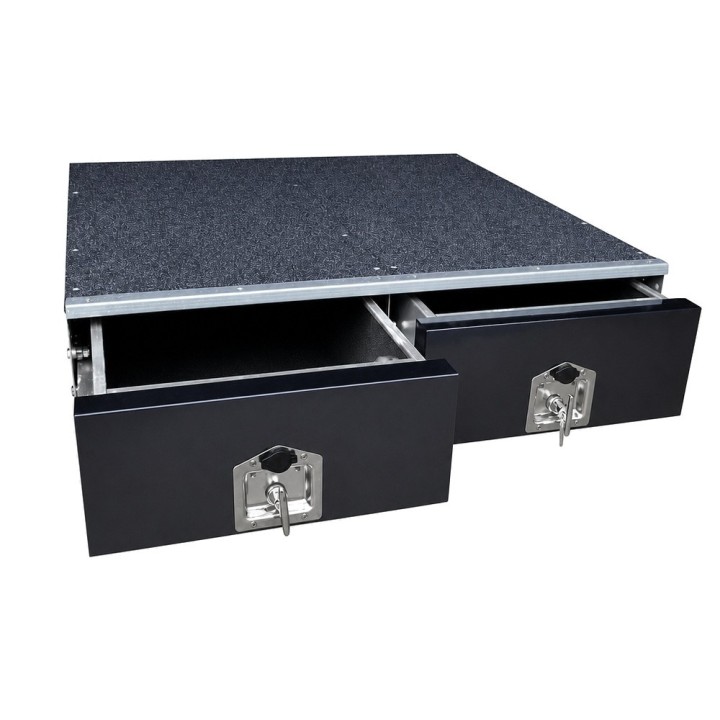 Podwójna szuflada marki IRONMAN4X4 - locksafe WTIN drawers - 1000MM (ITD1000UC)