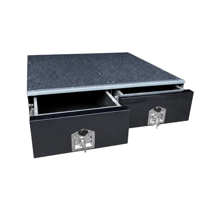 Podwójna szuflada marki IRONMAN4X4 - locksafe WTIN drawers - 1000MM (ITD1000UC) - ujęcie 3