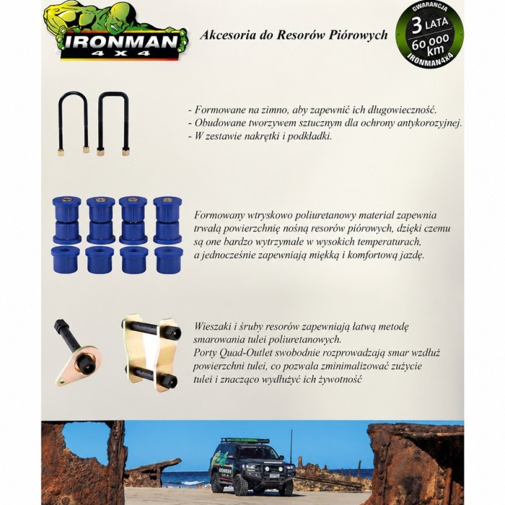 Resor Ironman 4x4 Nissan Patrol K160 452UBK | Szekla