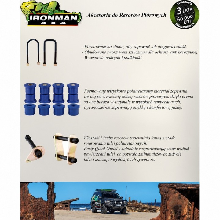 Wachacze górne pro-forge IRONMAN4X4 Lexus GX550 UCA119A