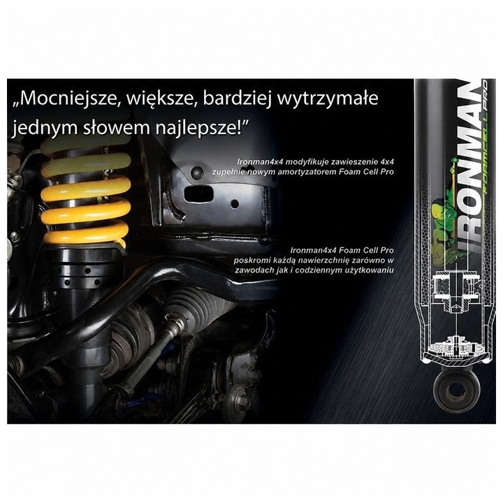 Amortyzator przedni Ironman 4x4 Foam Cell Pro 45091LFE