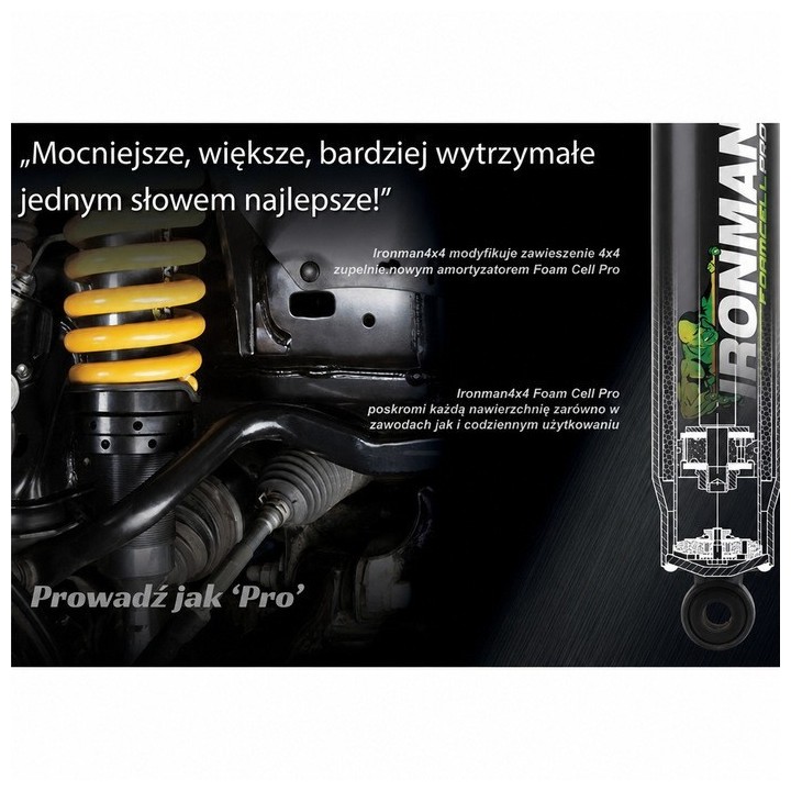 Amortyzator tylny Ironman 4x4 Toyota Hilux Vigo 45650FE