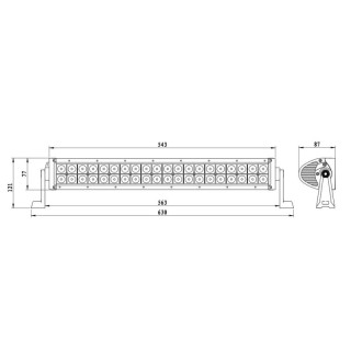 Habitat Panel LED 120W 8800LM CREE 40x3W
