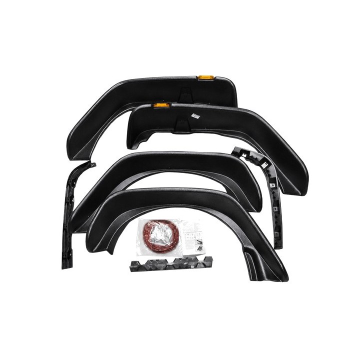 Fender flares - LLDPE Snakeman 4WD Jeep Wrangler JK SNFF017