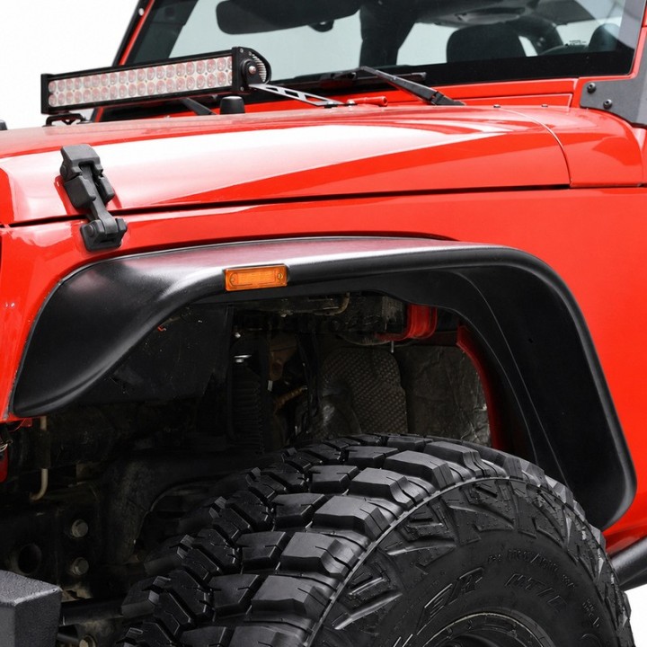 Fender flares - LLDPE Snakeman 4WD Jeep Wrangler JK SNFF017