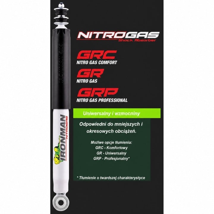 Amortyzator tylny Ironman 4x4 Nitro Gas, lift 2" — Mitsubishi Pajero Sport 7/2019R+, Mitsubishi Pajero Sport - ujęcie 3