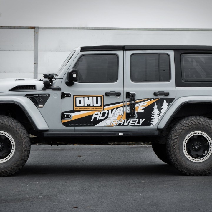 Progi OMU Genesis - Jeep Wrangler JLU 2018-2025