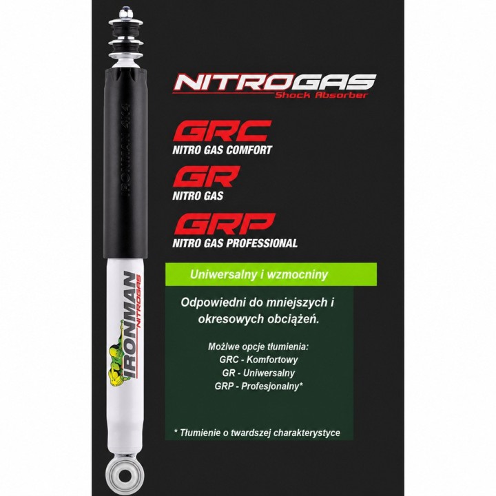 Amortyzator tylny Ironman 4x4 Nitro Gas Comfort, lift 2" — Ford F-150 (12888GRC) - ujęcie 6