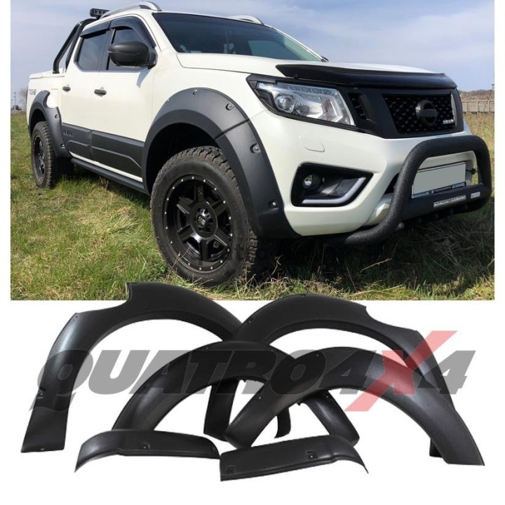 Poszerzenia nadkoli - fender flares - lldpe snakeman 4WD zastosowanie — Nissan Navara NP300 (SNFF032) - ujęcie 2