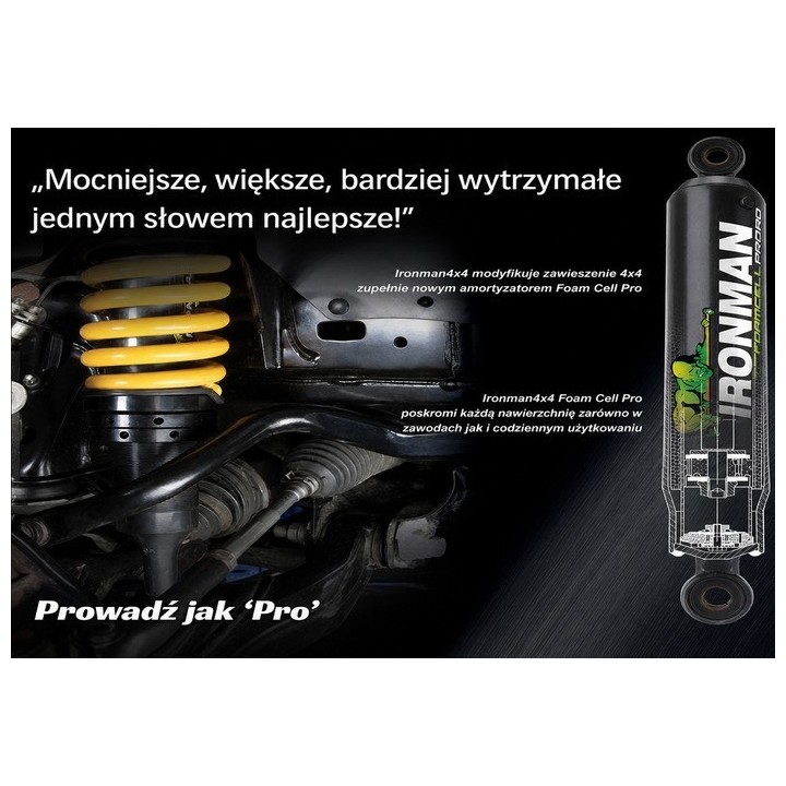 Amortyzator przedni Ironman 4x4 Foam Cell Pro 45683LFE