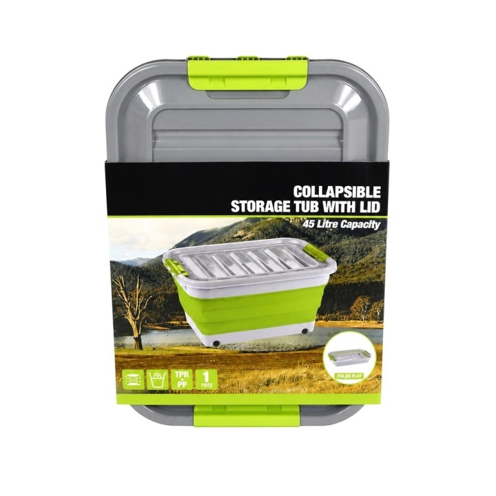 Składany silikonowy pojemnik z pokrywą 45L Ironman 4x4 (ISTORE0023) - ujęcie 5