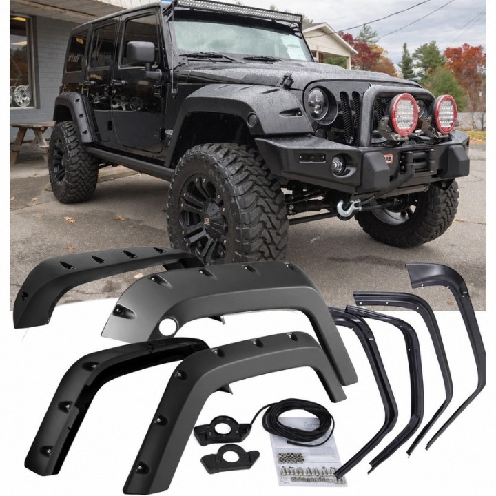 Nadkole Snakeman 4WD Jeep Wrangler JK Formowane SNFF023