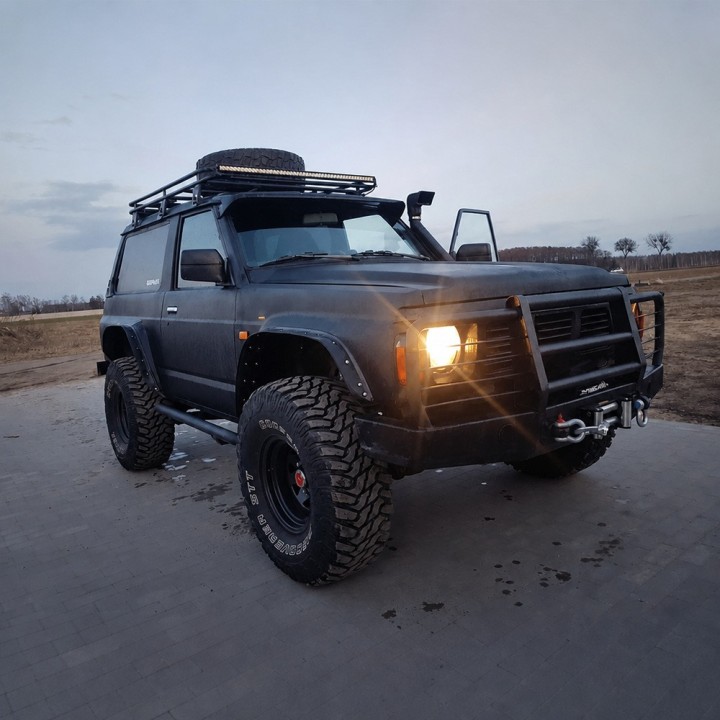 Snorkel Snakeman 4WD lewa strona Nissan Patrol Y60 SNSY60NA