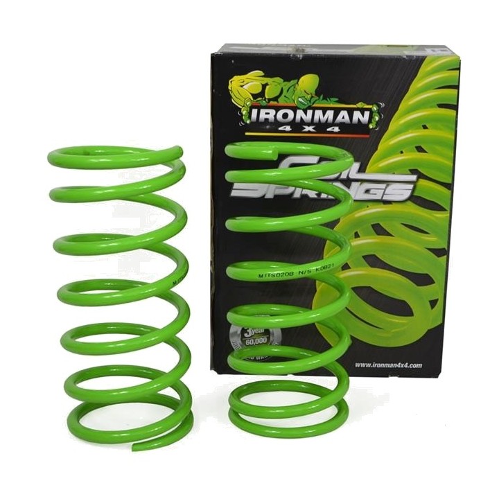Sprężyny zawieszenia tylne Ironman 4x4 wzmocnione, lift 2" — Mitsubishi Pajero V20, Mitsubishi Pajero Sport (MITS020B)