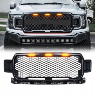 Atrapa / grill TopFire Raptor Style z LED Ford F-150