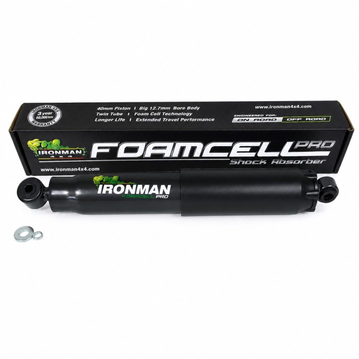 Amortyzator tylny Ironman 4x4 Foam Cell Pro, lift 2" — Nissan Navara D40, Nissan Xterra (45717FE) - ujęcie 4