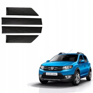 Listwy ochronne drzwi Dacia Sandero Stepway II 2012-2020, komplet 4 szt.