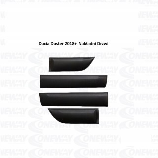 Listwy ochronne drzwi Dacia Duster 2018-2022, komplet 4 szt.