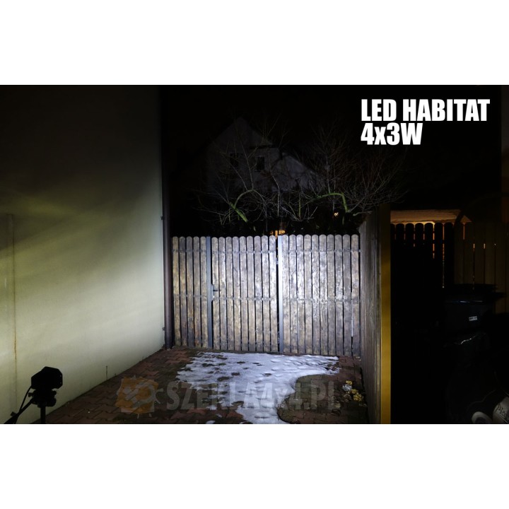 Lampa LED 4x3W Habita z uchwytami montażowymi do zabudowy w zderzak