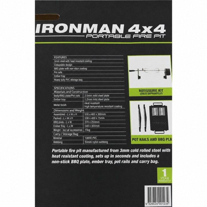 Akcesorium Ironman 4x4 (IFIREPIT0015KPL) - ujęcie 12