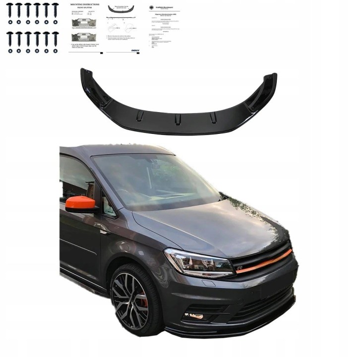 Spliter zderzaka VW Caddy MK4 2015-2021
