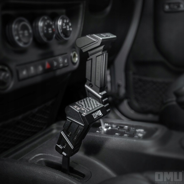 Gałki zmiany biegów OMU — Jeep Wrangler JK/JKU 2007-2017, komplet 2 szt.