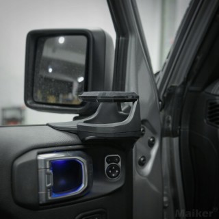 Uchwyty na napoje na drzwi przednie Jeep Wrangler JL 2018+ / Gladiator JT 2020+