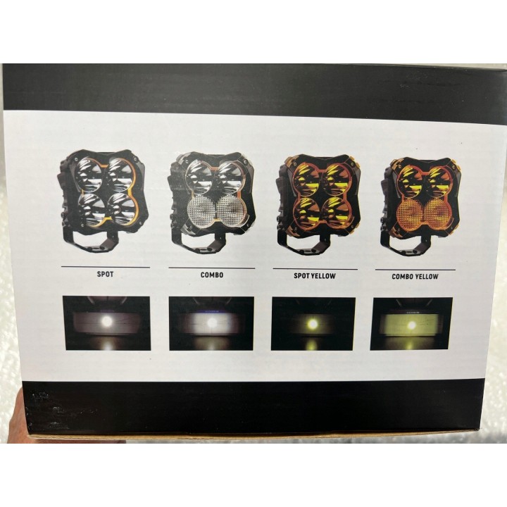 Komplet lamp LED 2 x 48 W z przesłonami wiązki światła - ujęcie 8