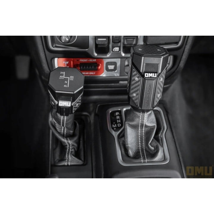 Gałki zmiany biegów OMU Jeep Wrangler JL / JLU i Gladiator JT, komplet 2 szt. - ujęcie 2