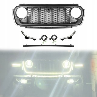 Grill LED Jeep Wrangler JL i Gladiator JT bez kamery