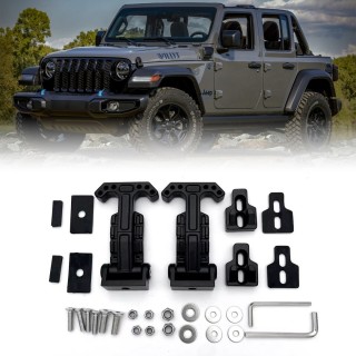 Zamki boczne maski TopFire Jeep Wrangler JL 2018+