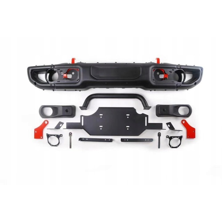 Zderzak przedni alu z bull-barem Jeep Wrangler JL, PDC