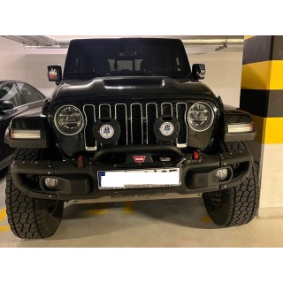 Zderzak przedni alu z bull-barem Jeep Wrangler JL bez PDC