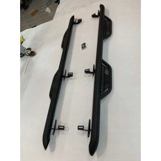 Progi stalowe TopFire Jeep Wrangler JL 2018-2026 — komplet, stal proszkowana