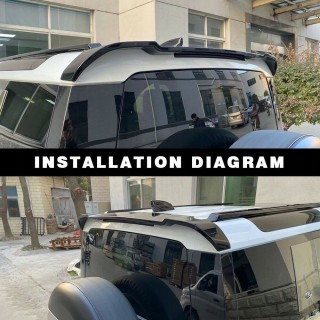 Spoiler dachowy Land Rover Defender 2020+, czarny