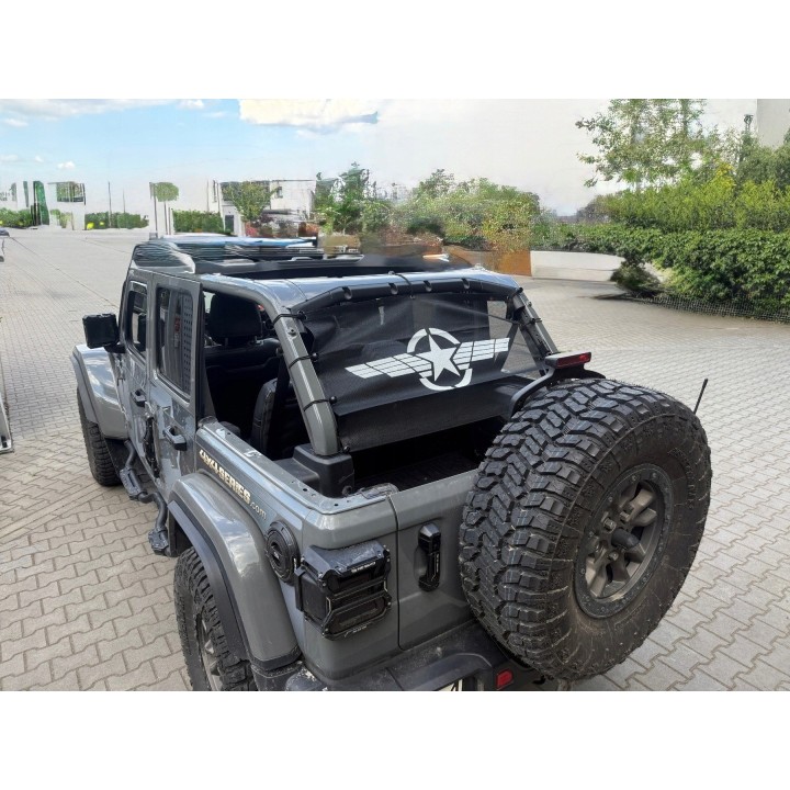 Osłona przeciwsłoneczna przestrzeni bagażnika Jeep Wrangler JLU od 2018