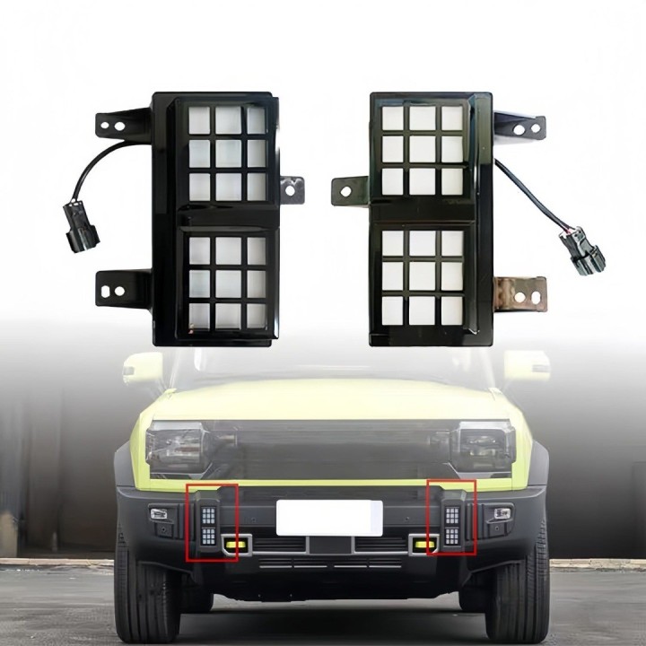 Lampy DRL zderzaka Jetour T2 — komplet 2 szt.