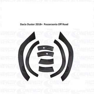 Poszerzenia błotników Off Road Dacia Duster 2018-23
