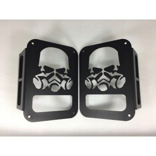 Osłony lamp tylnych TopFire Jeep Wrangler JK / JKU