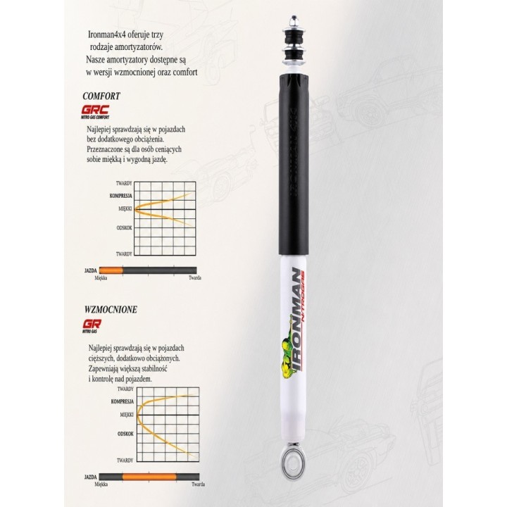 Front shock absorber Ironman 4x4 Isuzu Trooper 12643GR