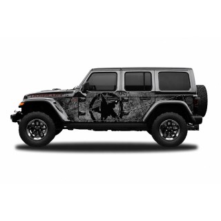 Panele ochronne 29star Wrangler JLU 4D — na stałe