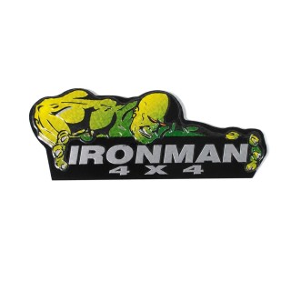 Plakietka Ironman 4x4 na zderzak, tłoczona (BBPART014)